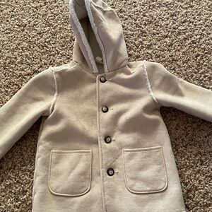 Threads Baby Girls 12-18 Months Khaki Brown Coat Jacket